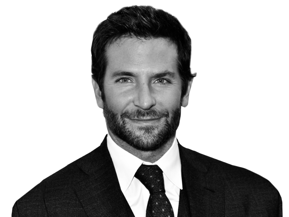 Download Bradley Cooper In Black Shirt Wallpaper