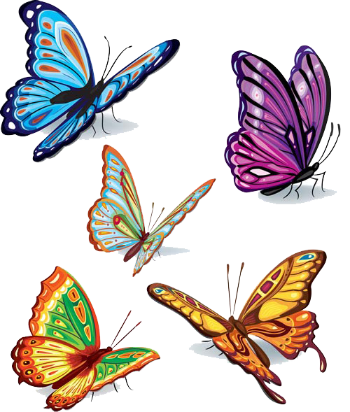 3d Butterfly PNG Transparent Images Free Download, Vector Files