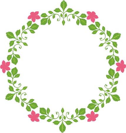 Download Floral Round Frame Transparent HQ PNG Image | FreePNGImg