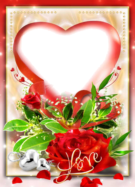 Download Picture Flower Frame Pic Application Editor Red HQ PNG Image