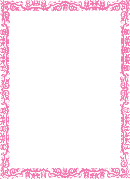 pink border frame