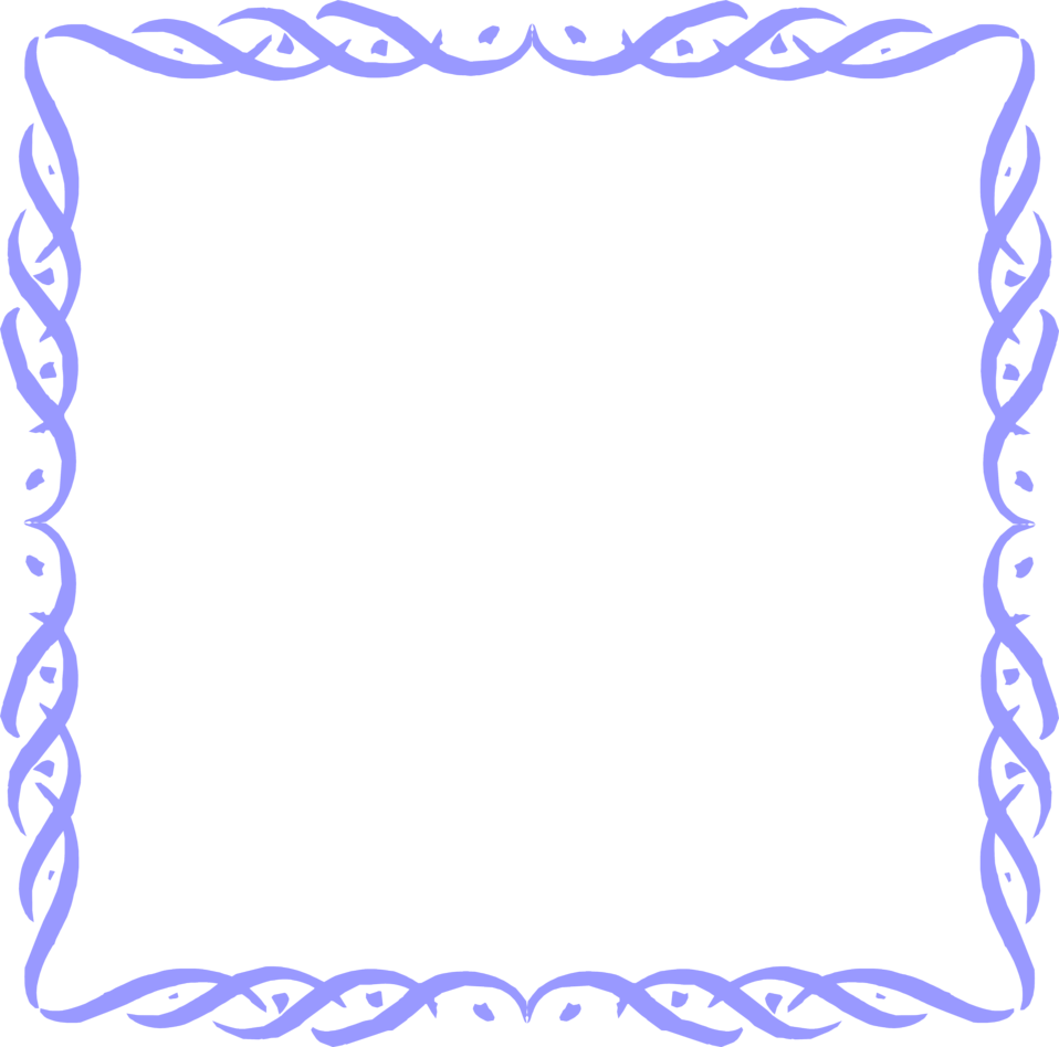 blue frames and borders