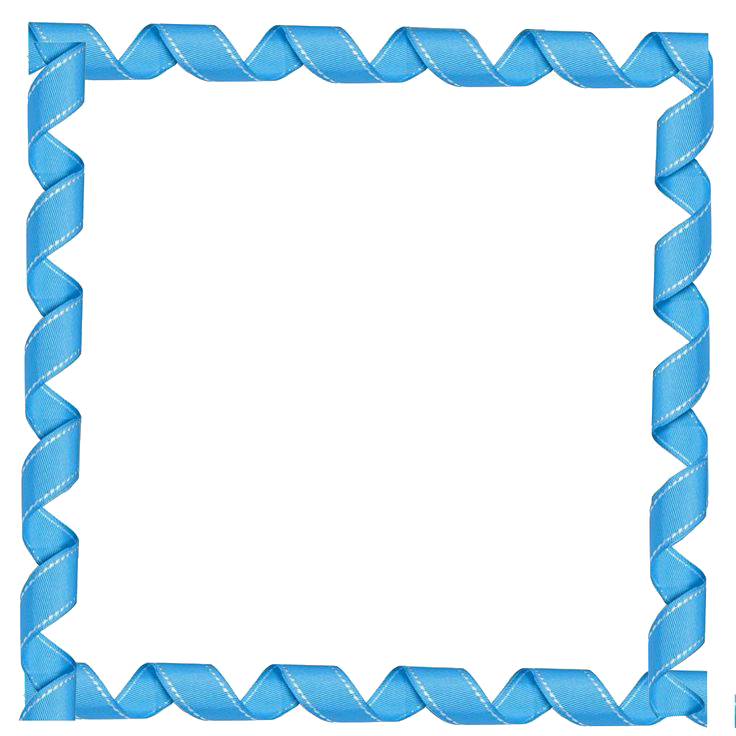 cute blue border png