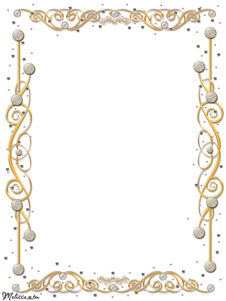 gold frame border design