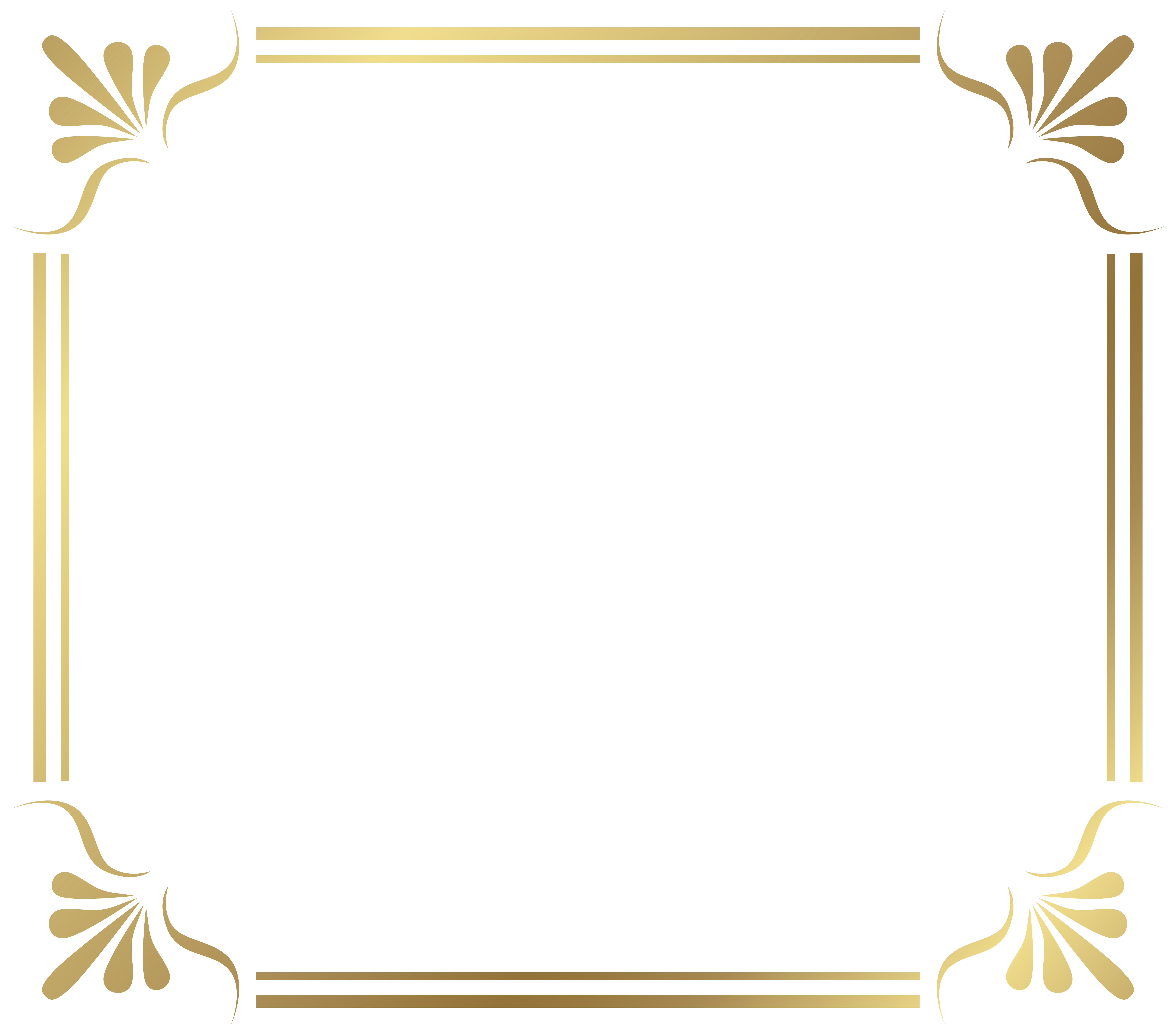 gold border design png