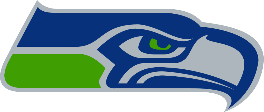 seahawks logo green background