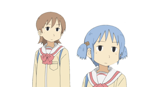 GIF Anime Manga Nichijou 9GAG, Anime, television, child, face png