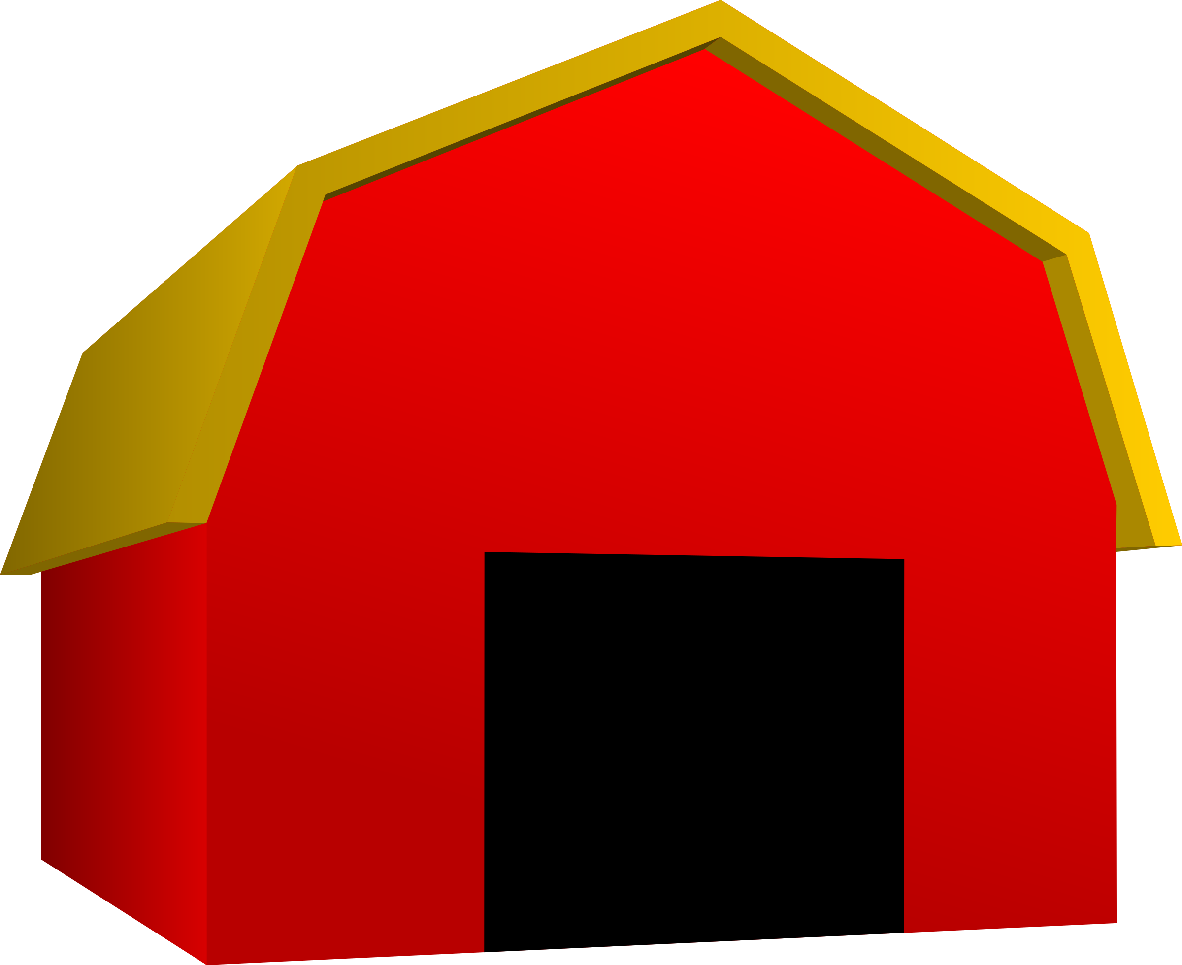 free clipart of a barn