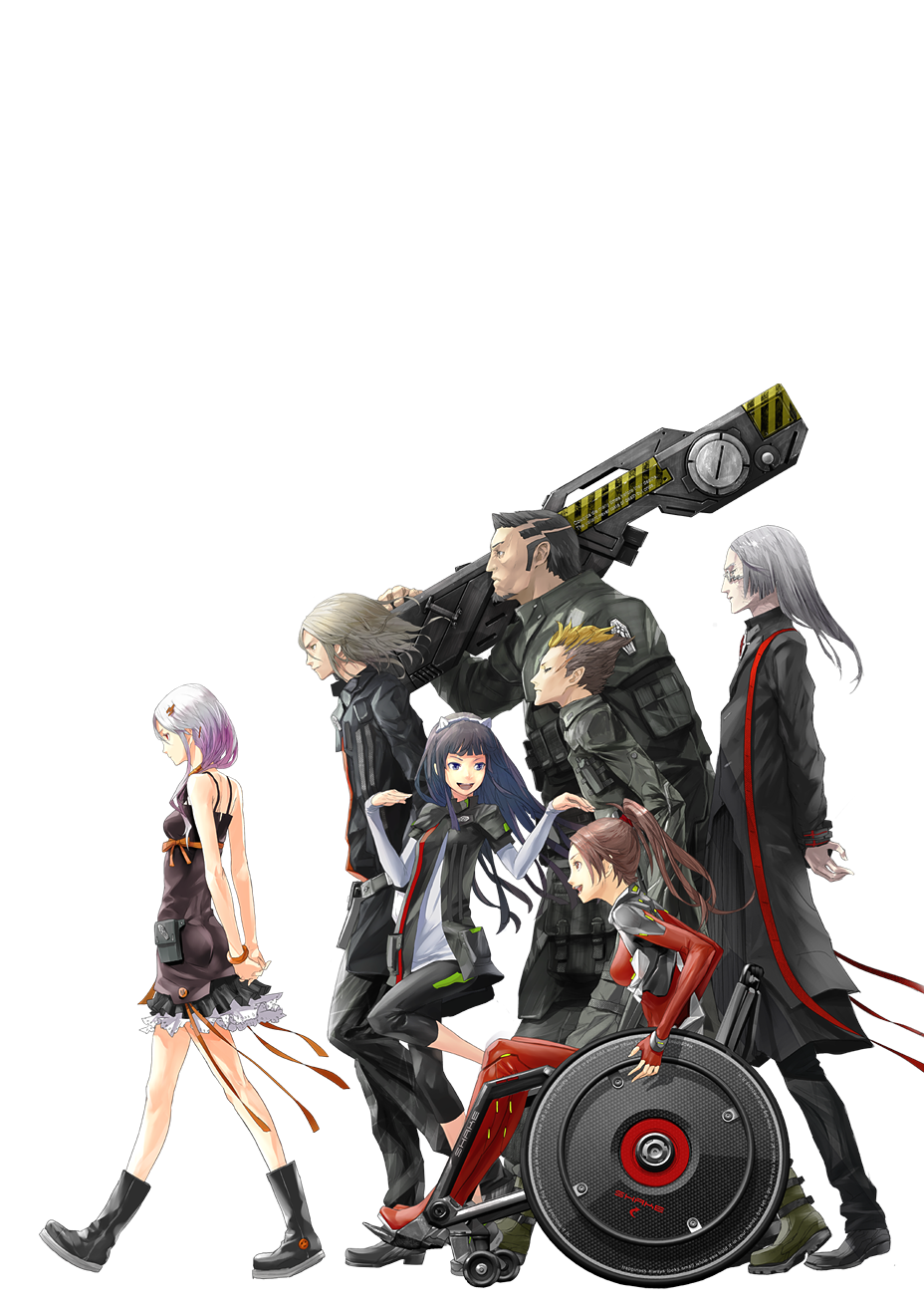 Download Guilty Crown Main Characters Wallpaper