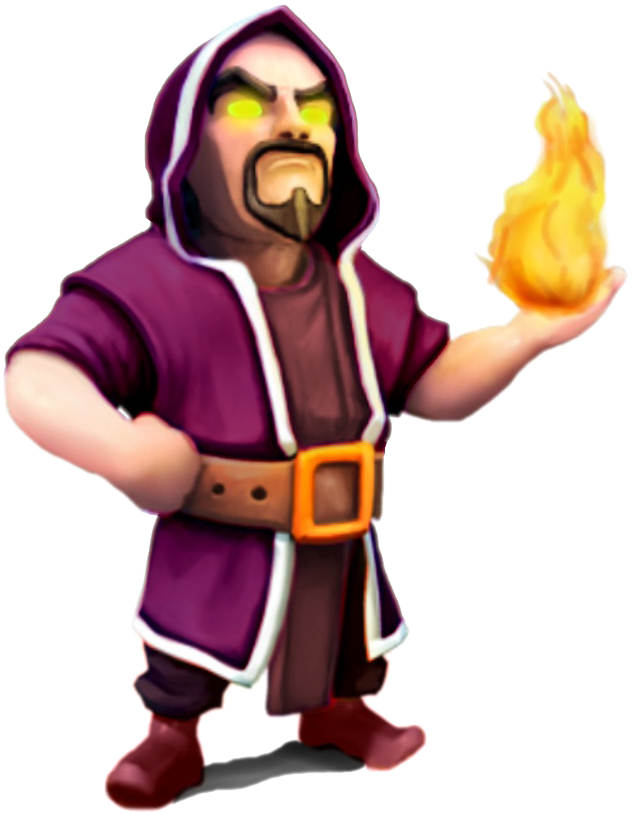 clash of clans wizard icon