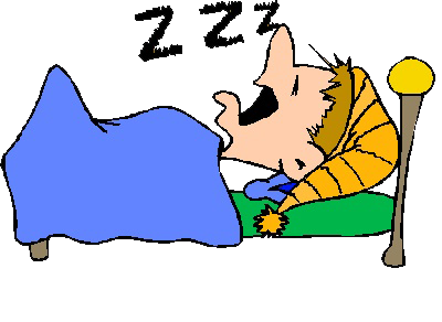 snoring man clipart free