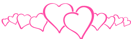 hot pink heart clipart