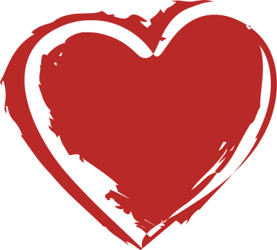 red heart design png