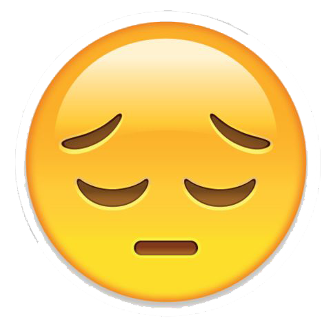 sad face emoticon png