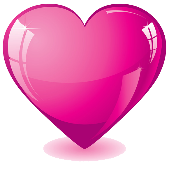 Pink Heart Shape PNG Transparent Images Free Download