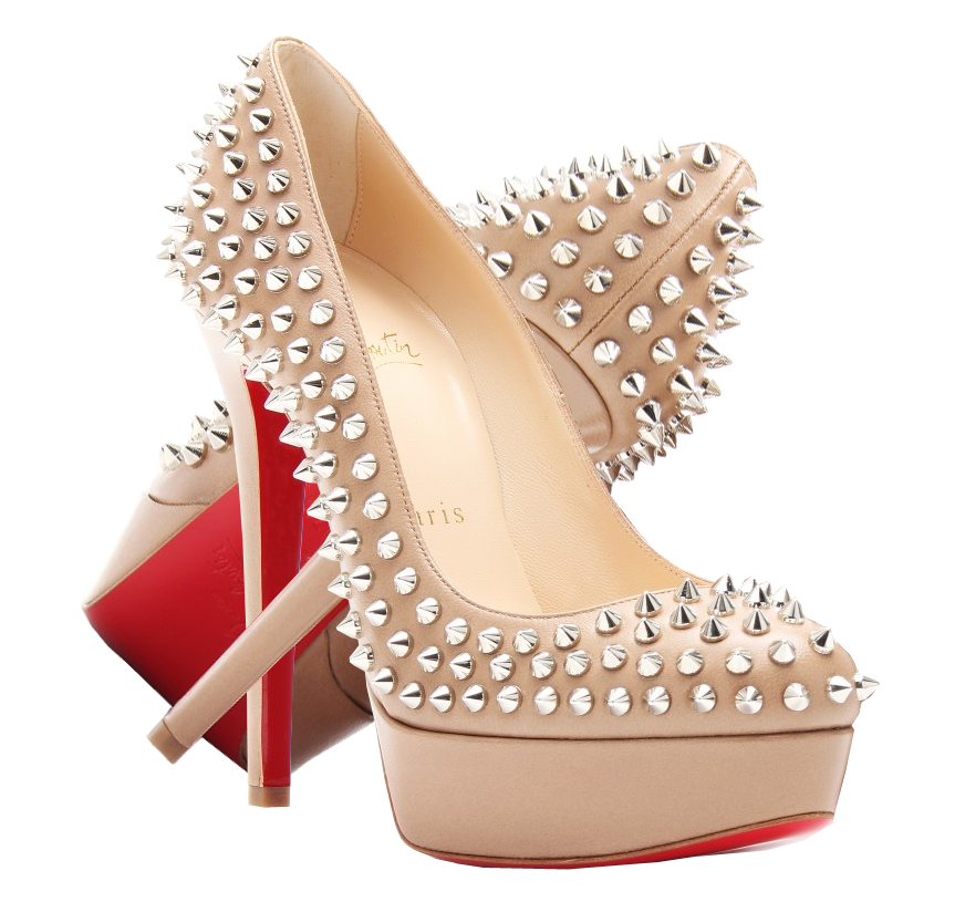 Christian louboutin 2024 transparent heels