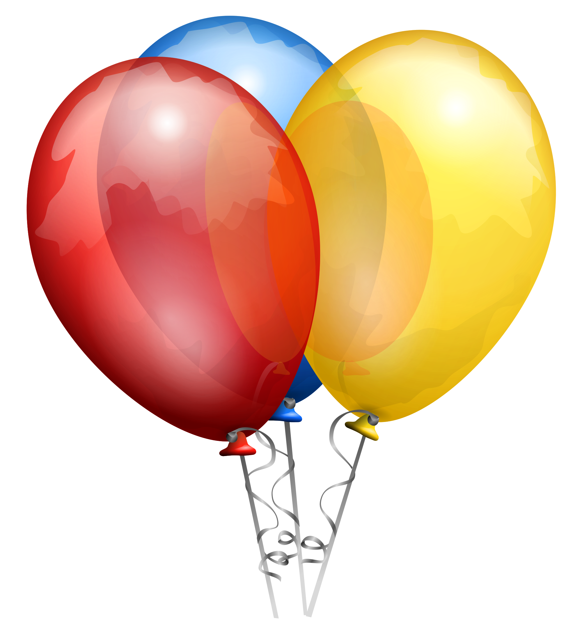 Helium Balloons Clip Art Transparent Download PNG