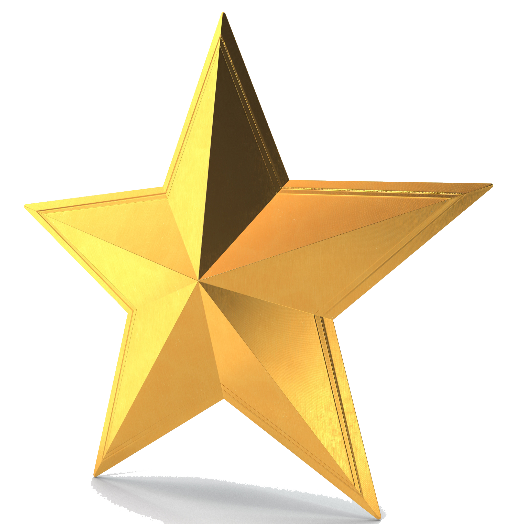 3d Gold Stars PNG Transparent Images Free Download