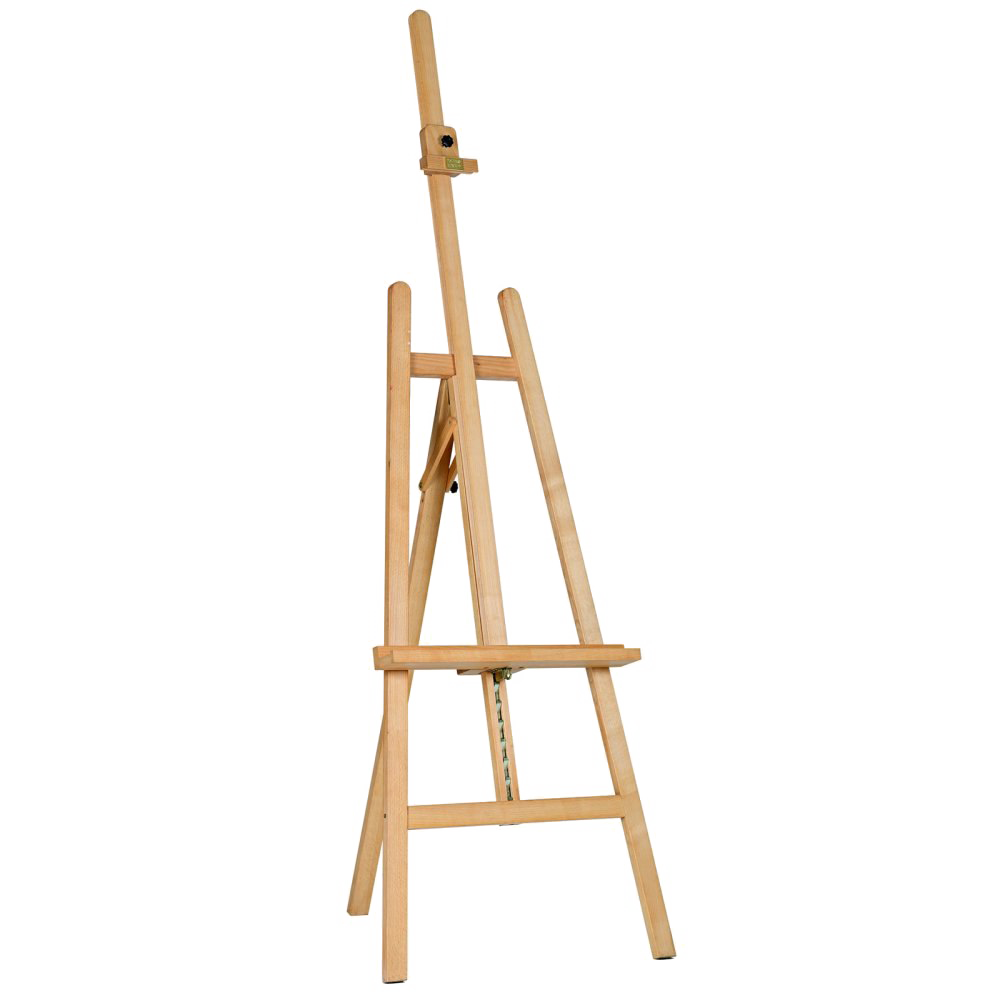 Easel With Vertical Canvas Stock Photo - Download Image Now