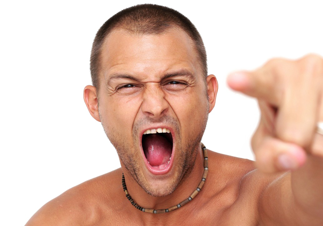 angry man png