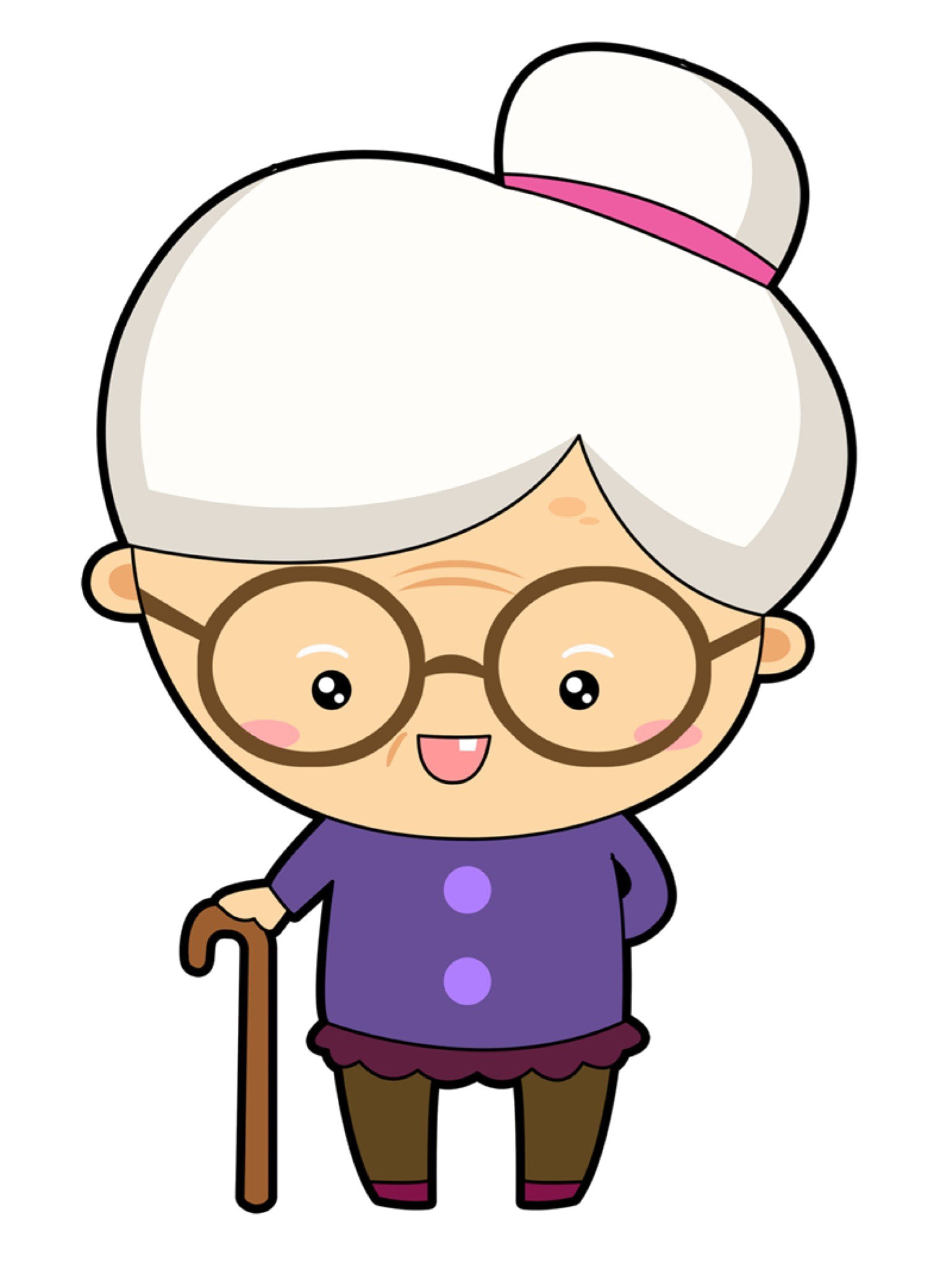 grandma clip art