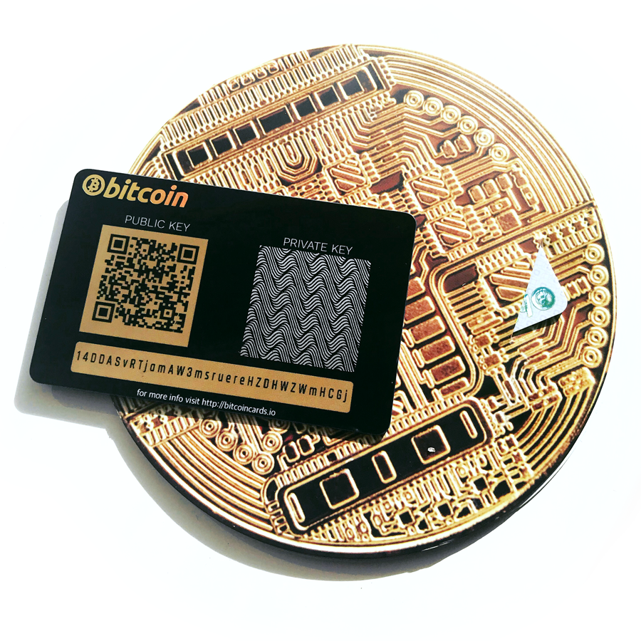 Buy Personalised Bitcoin Wallet Sticker with QR Code with Bitcoin. Spend  With Crypto Emporium.