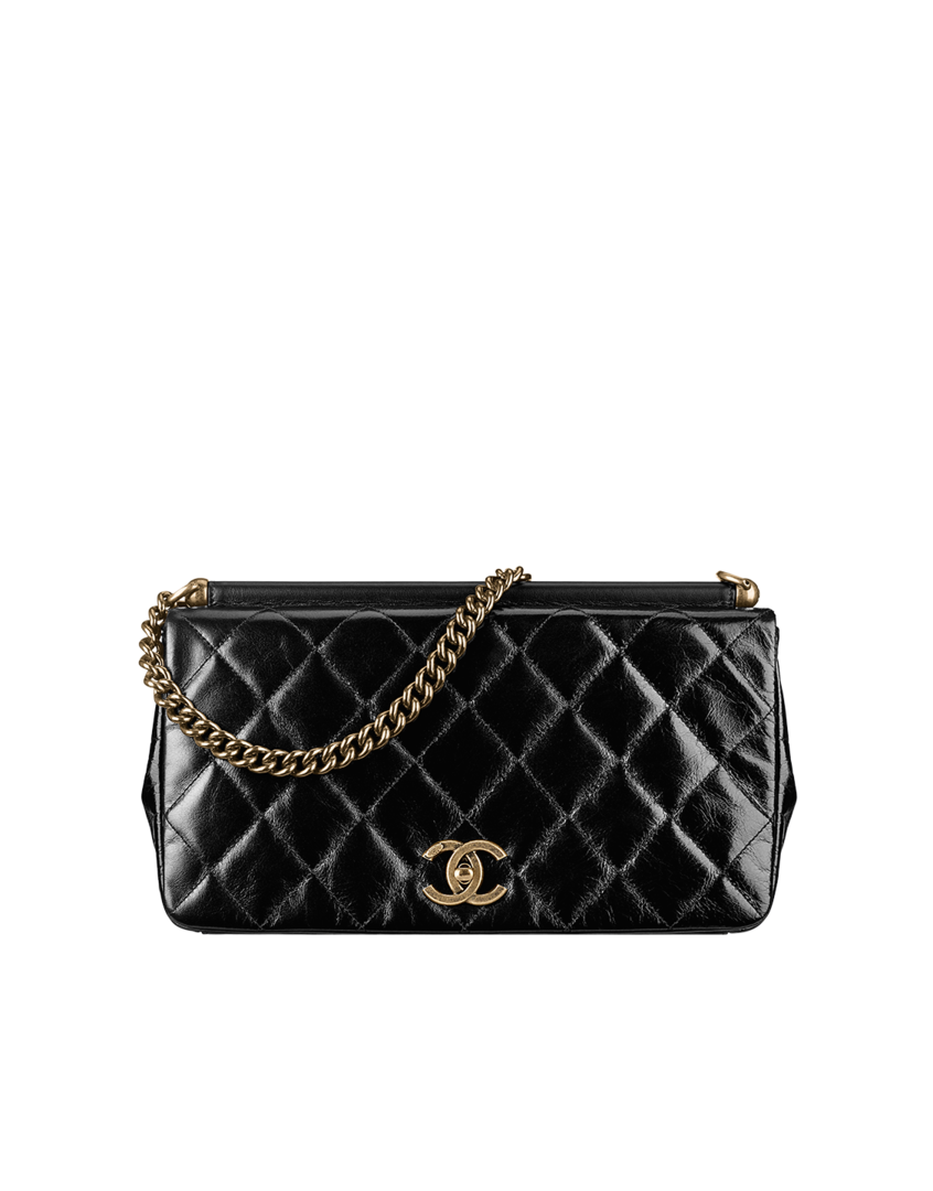 Download Handbag Leather Black Chanel HQ Image Free HQ PNG Image