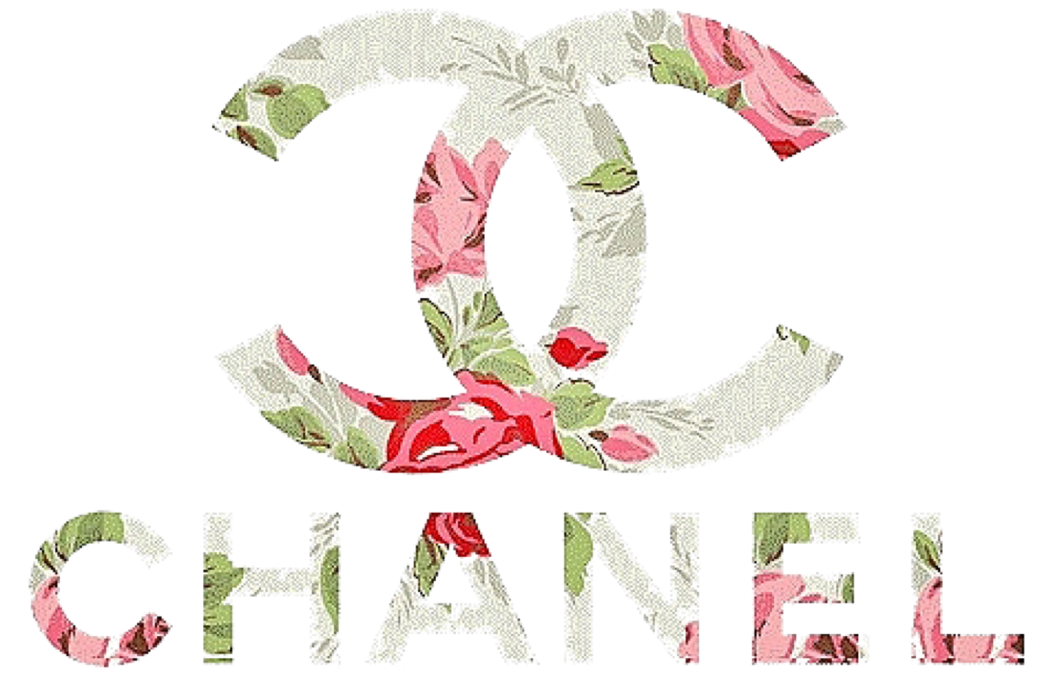 chanel logo background