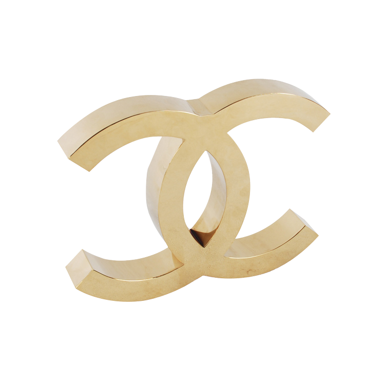 HD Chanel Gold Logo Transparent PNG