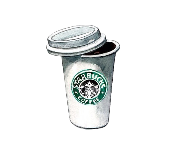 starbucks drink drawing