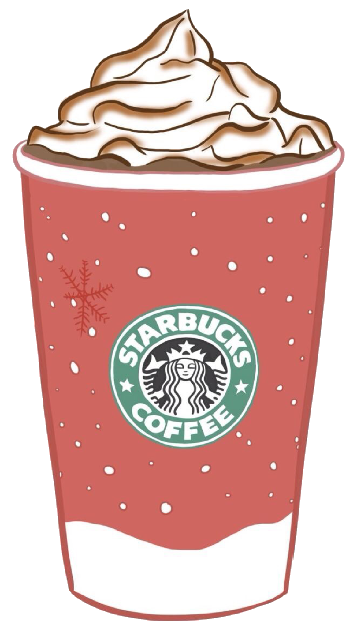 starbucks caramel frappuccino drawing