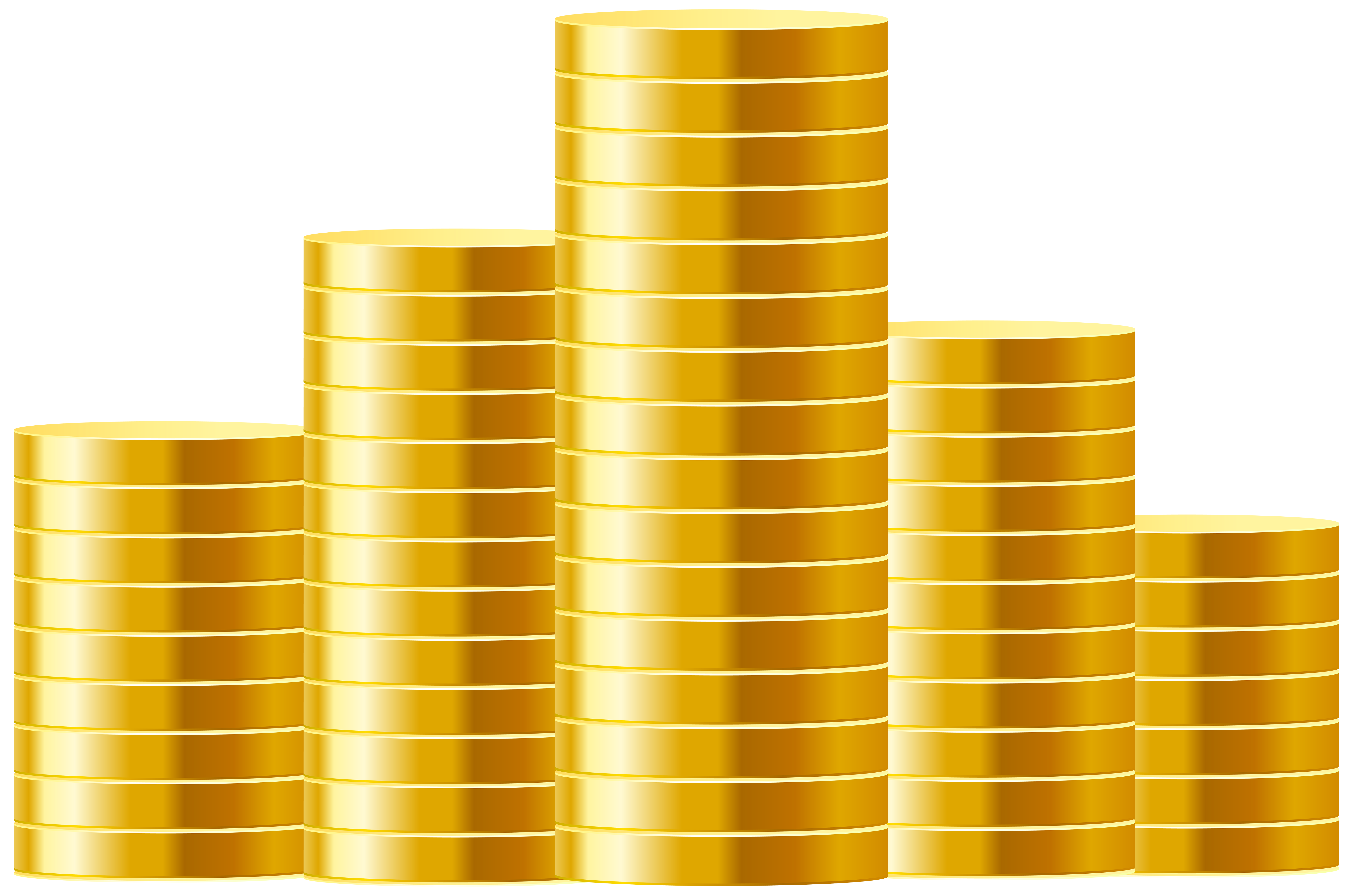 Gold coins PNG image transparent image download, size: 1057x964px