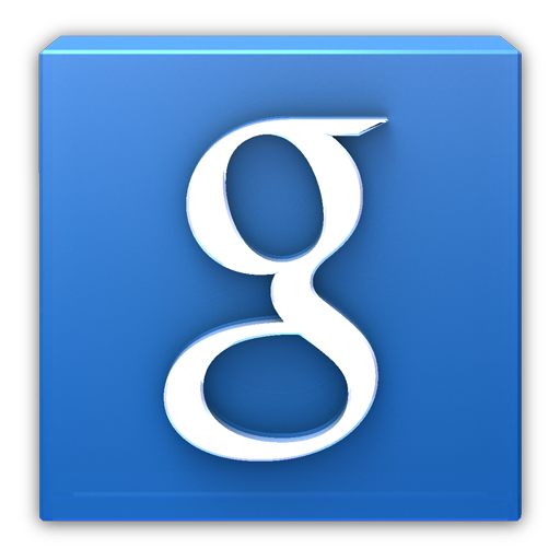 blue search icon transparent background