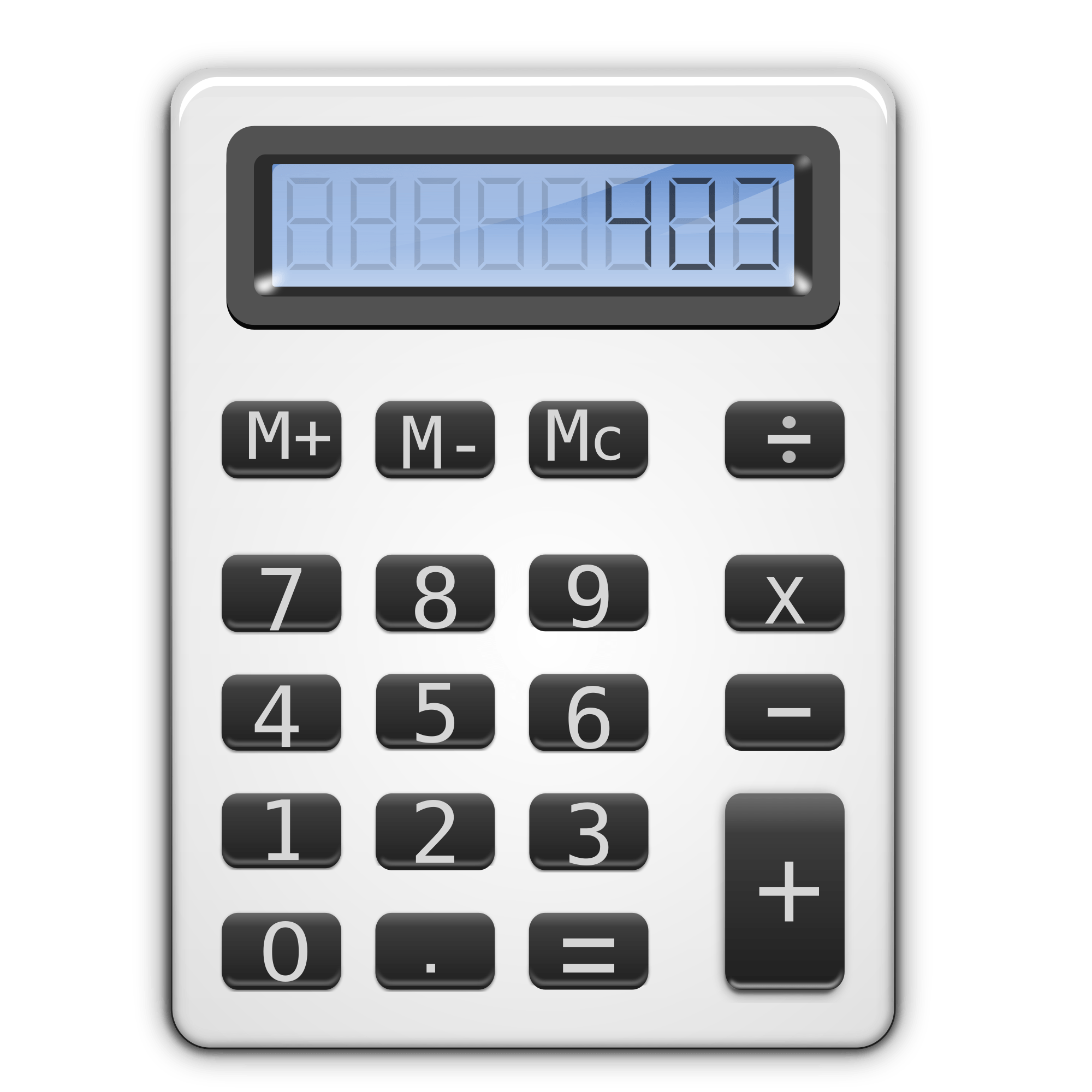 black calculator png