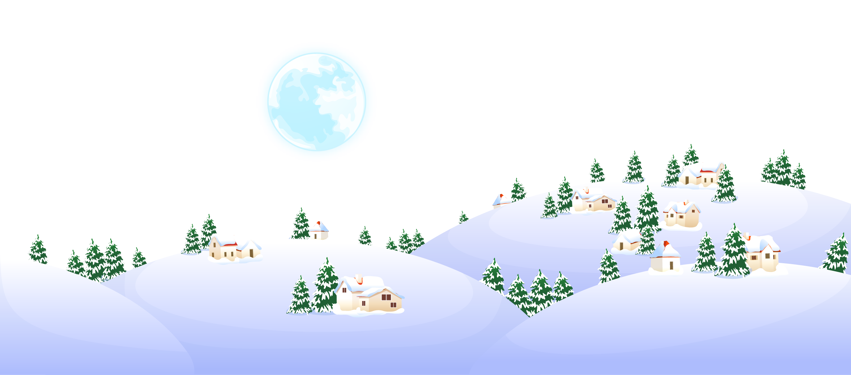 snowy cartoon