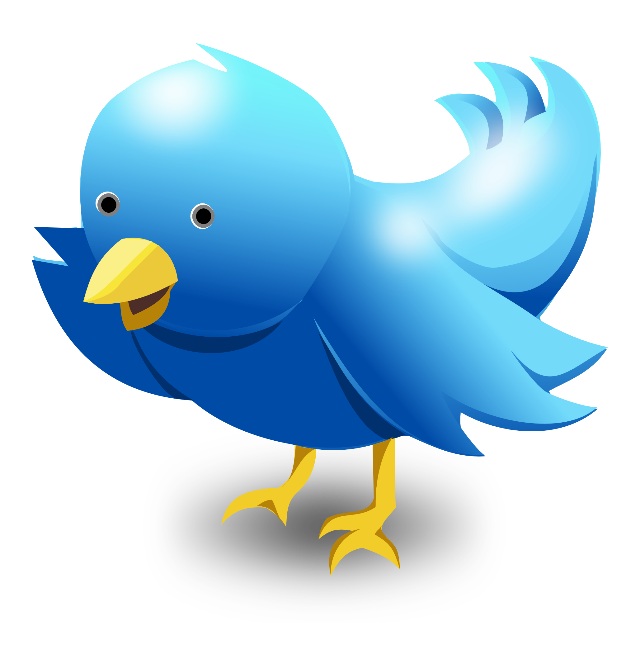 twitter bird vector logo