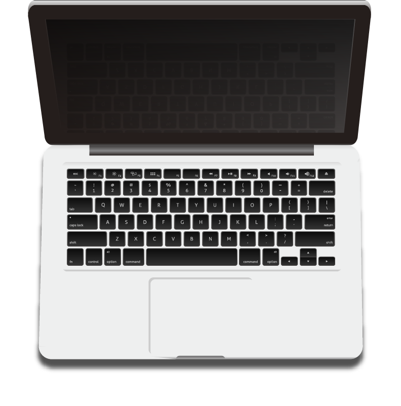 apple laptop clipart