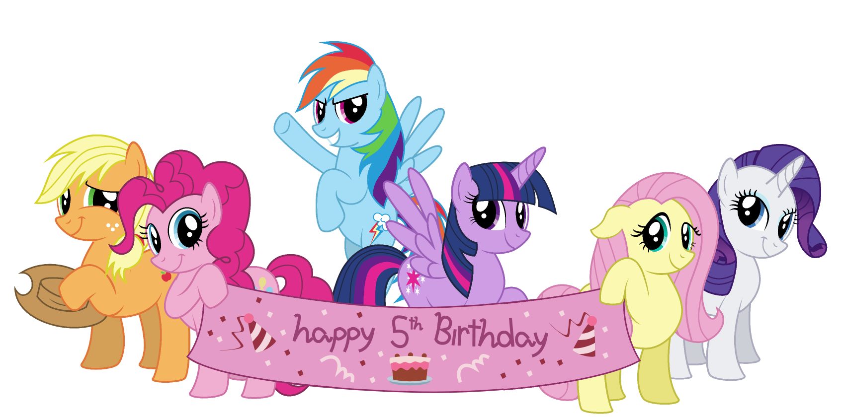 birthday pony clipart