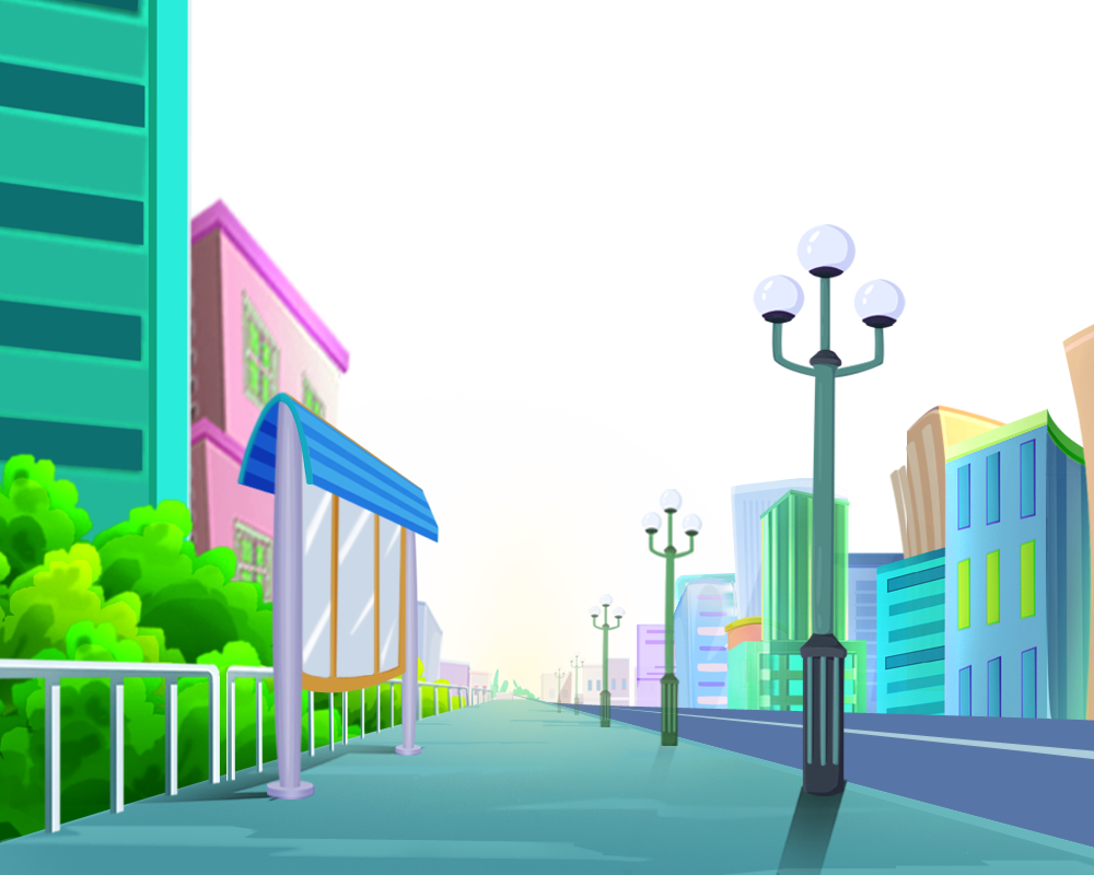 Cartoon Street png download - 447*560 - Free Transparent Street