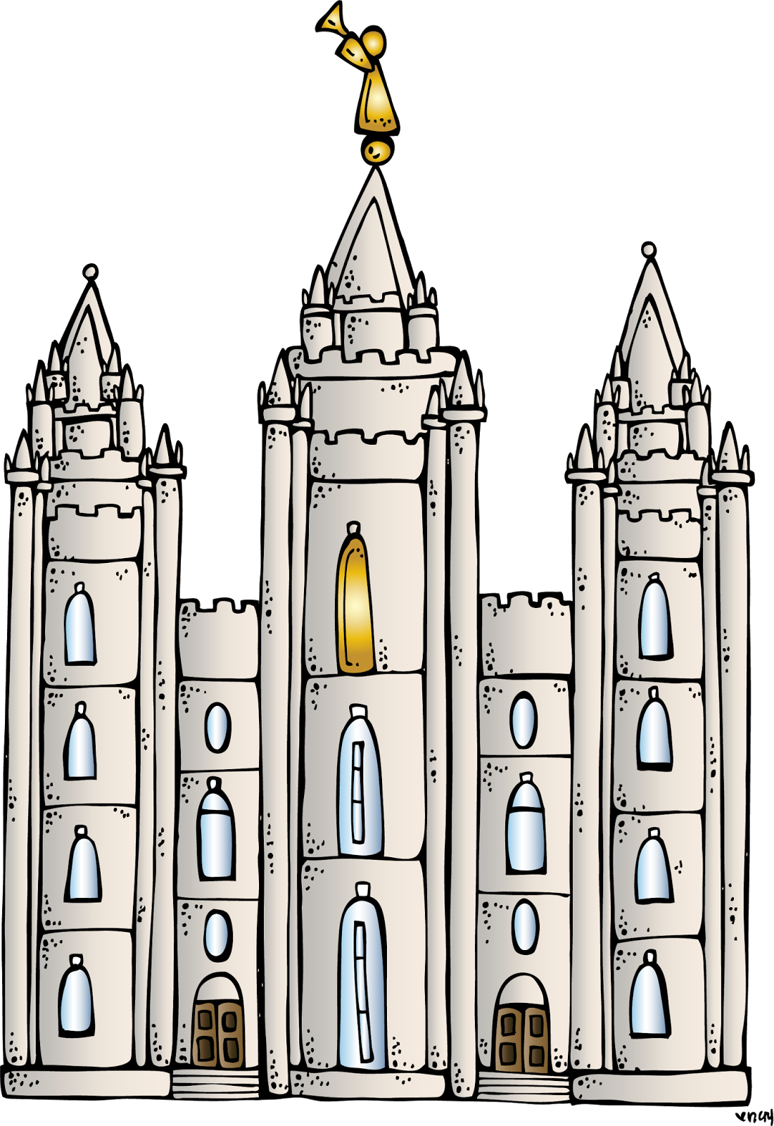 lds temple clip art