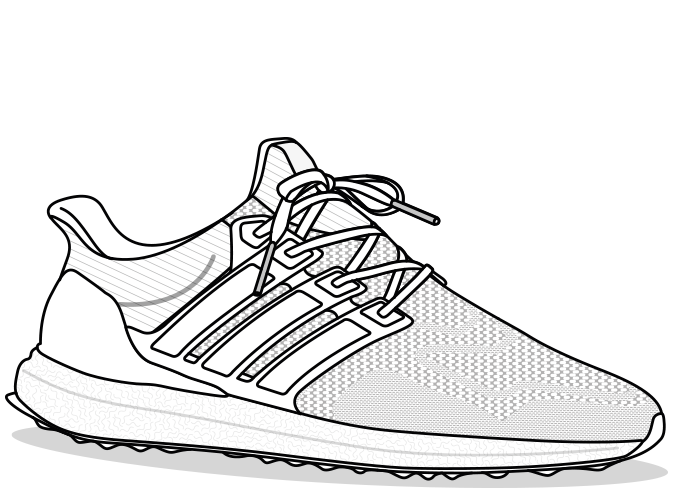 Adidas ultra shop boost drawing