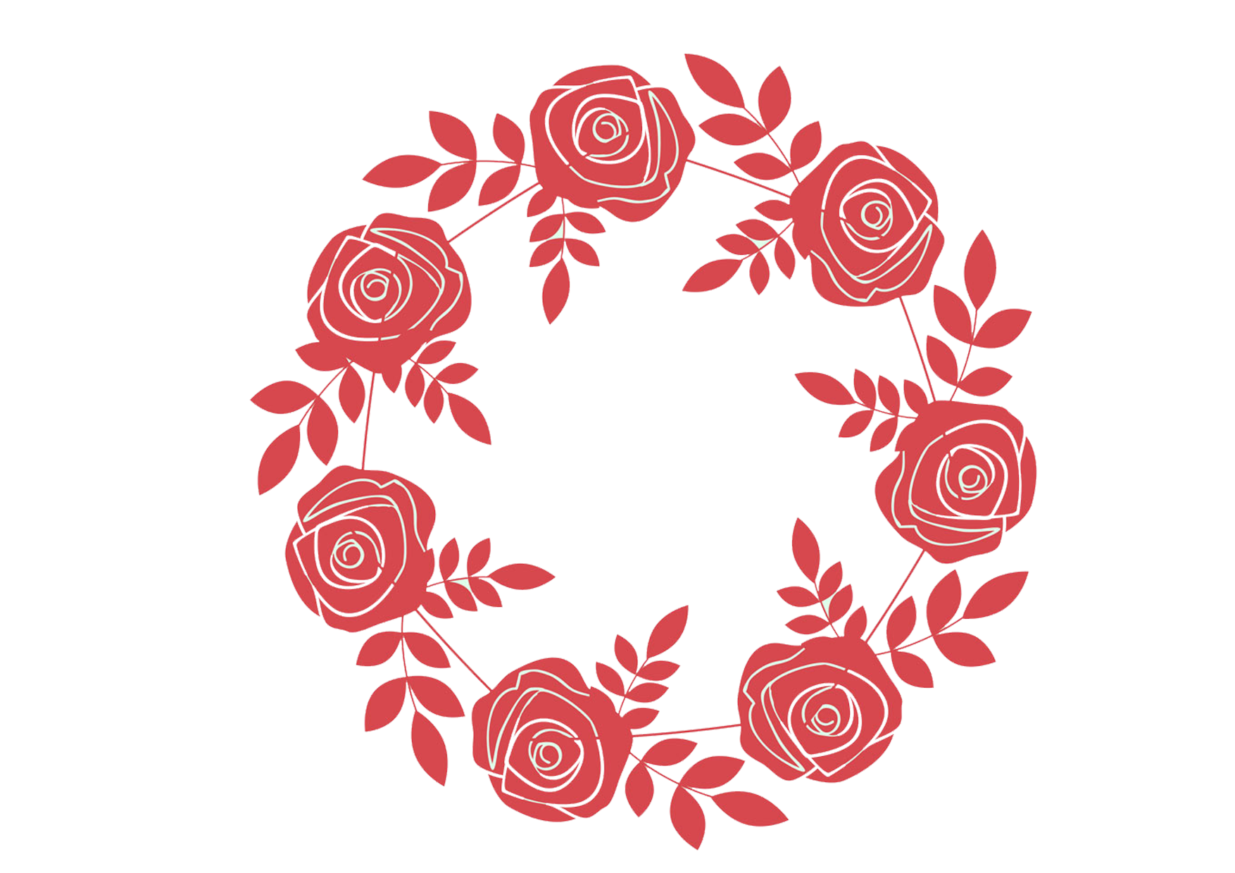 Rose Frame,Rose Wreath,Wreath PNG Clipart - Royalty Free SVG / PNG