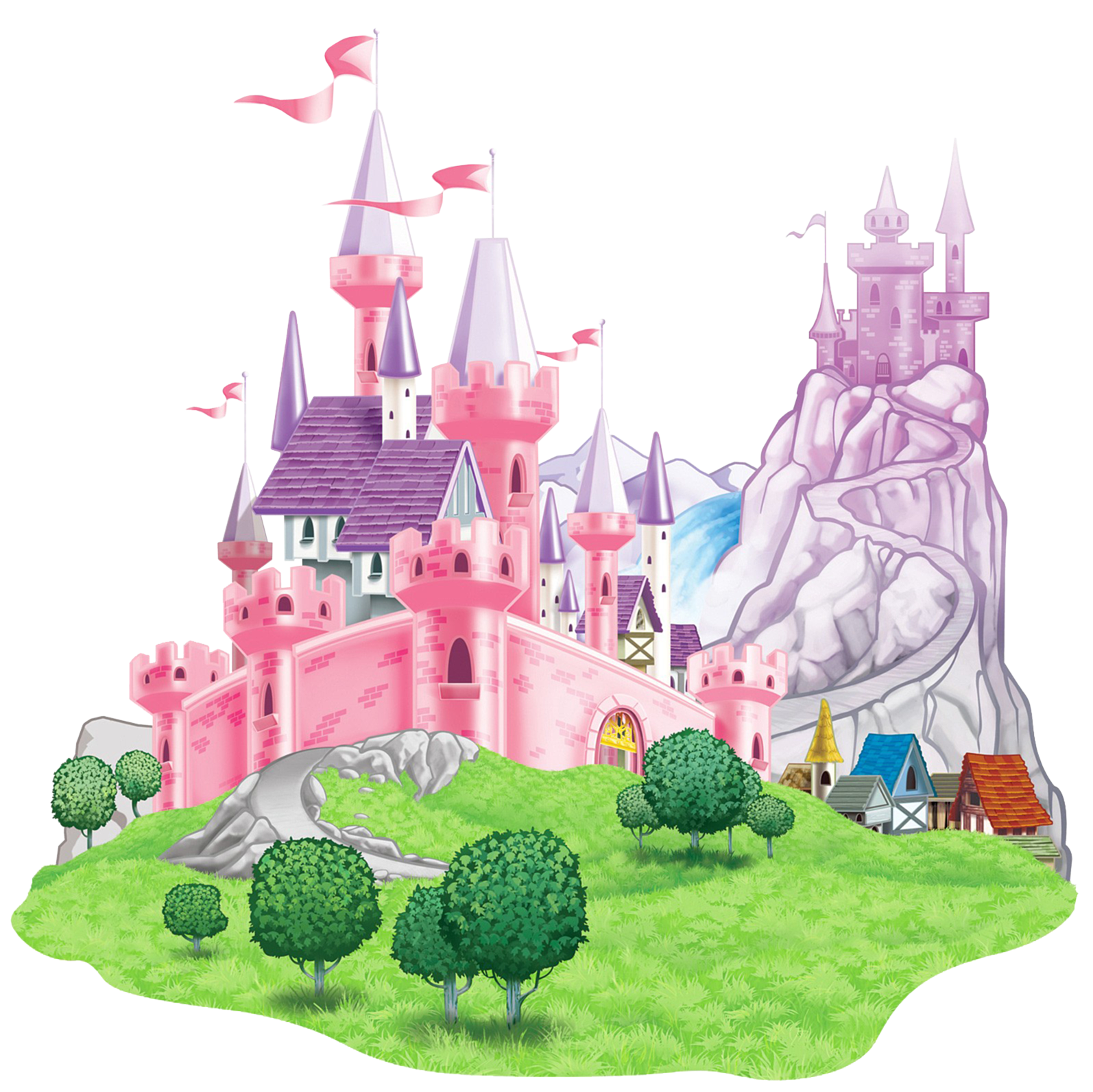 princess belle castle background