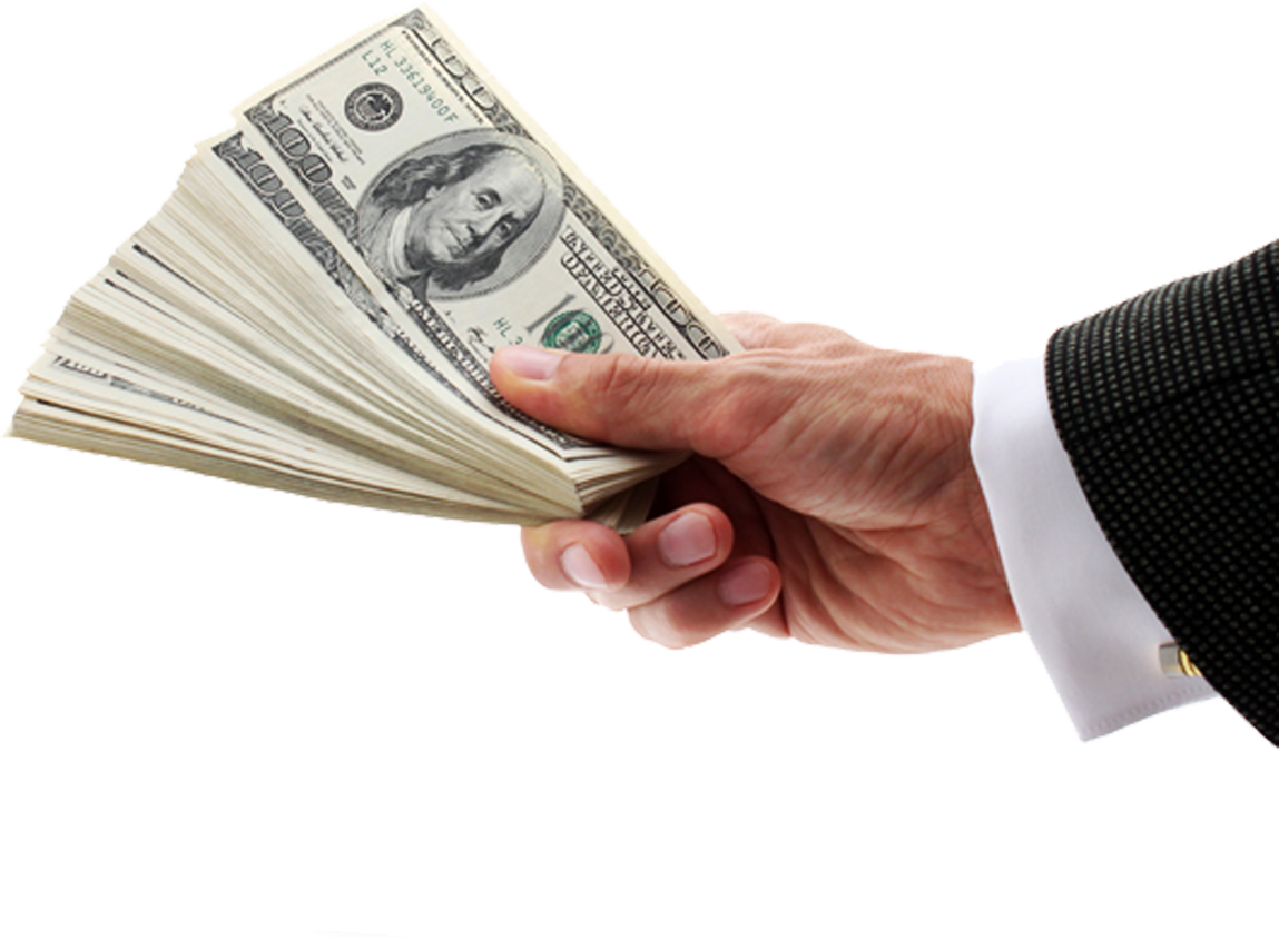 Money Dollars In Hand PNG Image Transparent Image Download,, 43% OFF