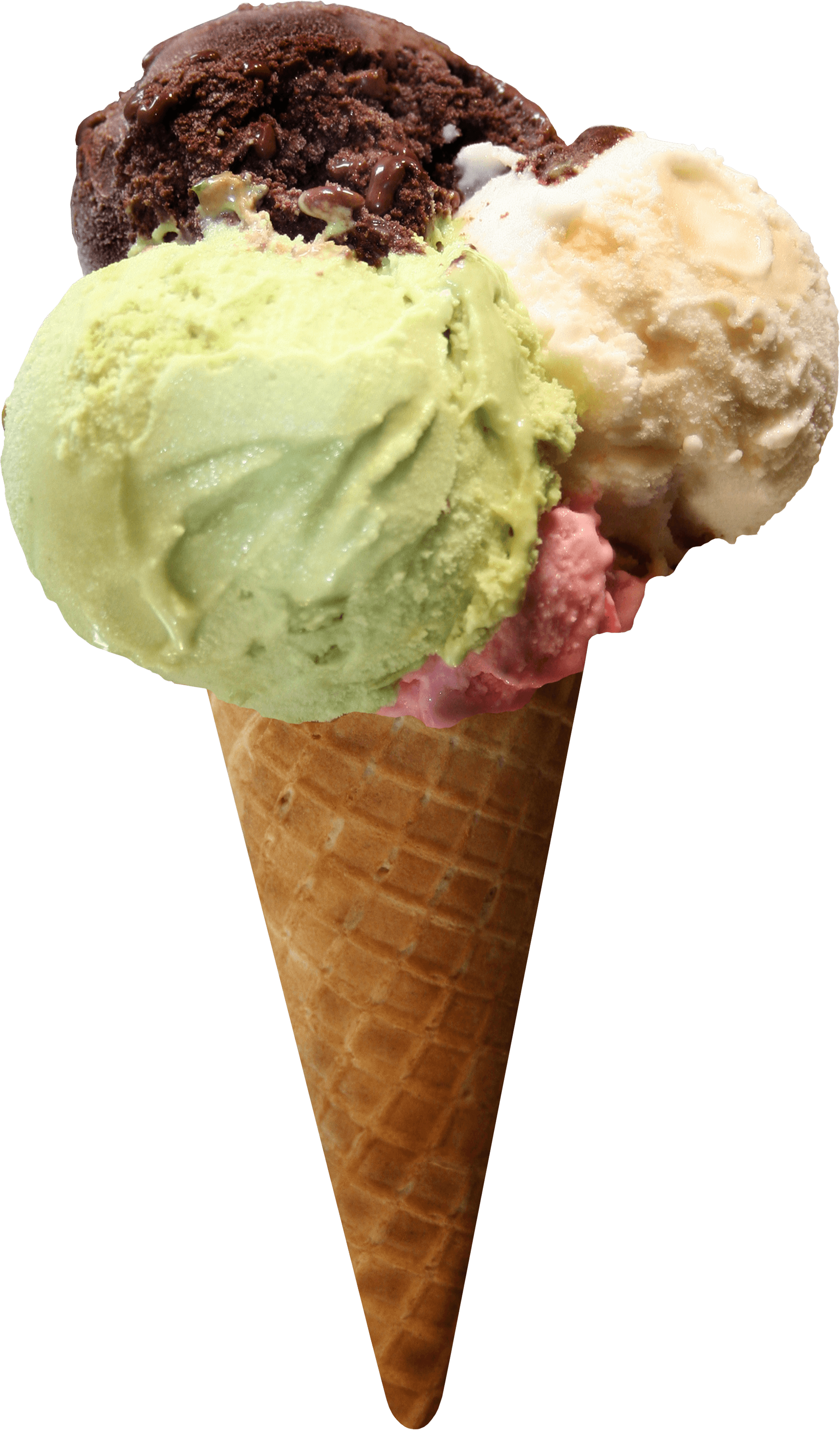 4 Color Varient Ice Cream PNG Transparent Images Free Download