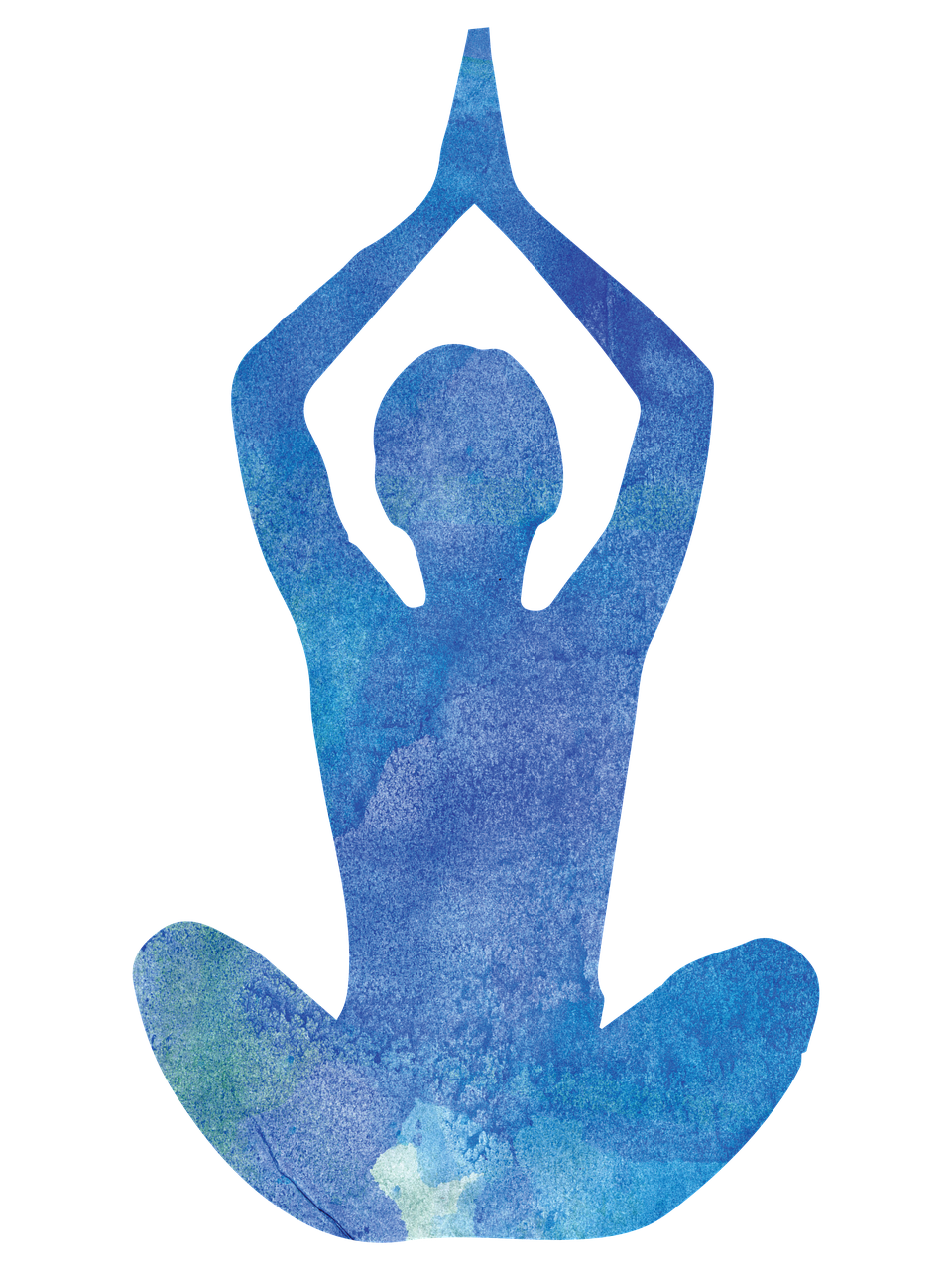 Yoga meditation pose logo icon Royalty Free Vector Image