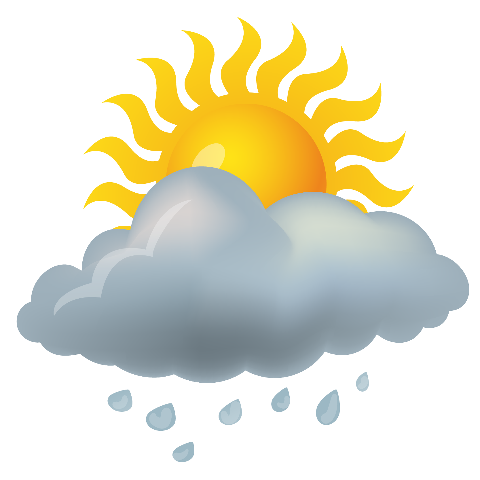 Weather forecasting Symbol , Drizzle sunny weather forecast transparent  background PNG clipart