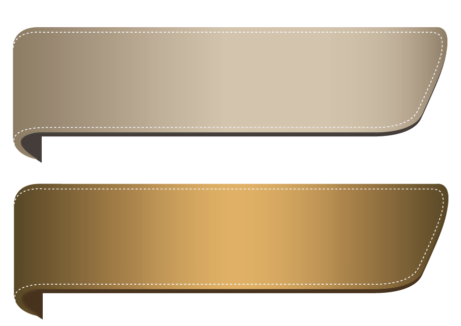 gold banner png