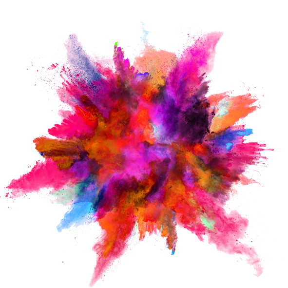 Download Color Splash Explosion Powder Ink PNG Download Free HQ