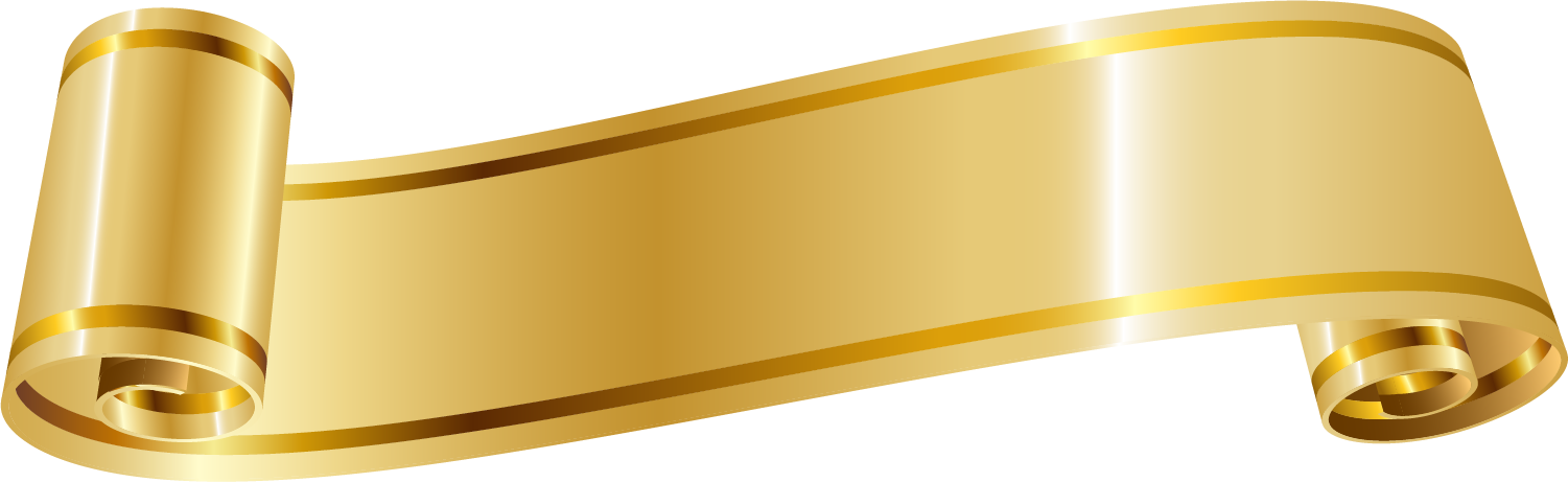 gold ribbon png